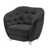Cotta Fauteuil Daisy - Noir | Fauteuil 1 place élégant et confortable -Pas Cher Fauteuils Magasin sessel ella velours schwarz 1424966