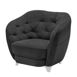 Cotta Fauteuil Daisy - Noir | Fauteuil 1 place élégant et confortable