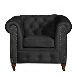 Fauteuil Esplanada Noir - Confort Élégant par Jack & Alice -Pas Cher Fauteuils Magasin sessel esplanada microfaser schwarz 4504916