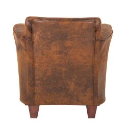 Fauteuil Even - Microfibre marron | ars manufacti | Confort et élégance pour votre salon -Pas Cher Fauteuils Magasin sessel even microfaser braun 254003