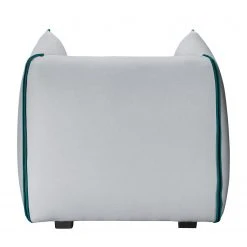 Fredriks Fauteuil Grady II - Tissu - Confort Premium - Fauteuil 1 Place -Pas Cher Fauteuils Magasin sessel grady webstoff ii mit hocker hellgrau tuerkis 4771472