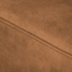 Fauteuil à oreilles Grendon - Aspect cuir vieilli - Ocre | Ars Manufacti -Pas Cher Fauteuils Magasin sessel grendon ii antiklederlook ocker 4225064