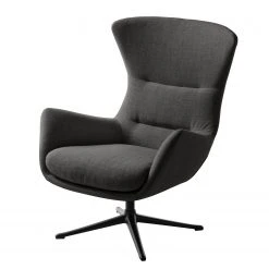 Fauteuil 1 place Studio Copenhagen Hepburn III - Tissu Milan Anthracite Noir | Confort et Design