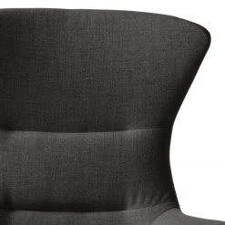 Fauteuil 1 place Studio Copenhagen Hepburn III - Tissu Milan Anthracite Noir | Confort et Design -Pas Cher Fauteuils Magasin sessel hepburn ii flachgewebe schwarz stoff milan anthrazit 5018964