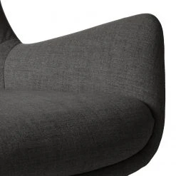 Fauteuil 1 place Studio Copenhagen Hepburn III - Tissu Milan Anthracite Noir | Confort et Design -Pas Cher Fauteuils Magasin sessel hepburn ii flachgewebe schwarz stoff milan anthrazit 5018968
