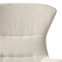 Studio Copenhagen Fauteuil Hepburn III - Beige / Cognac - Chrome brillant | Fauteuil 1 place élégant -Pas Cher Fauteuils Magasin sessel hepburn ii webstoff echtleder beige cognac 5022192