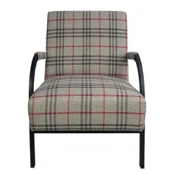 Fauteuil Hoxie - Gris clair / Gris foncé | Ars Manufacti | Confort & Design Moderne -Pas Cher Fauteuils Magasin sessel hoxie webstoff hellgrau dunkelgrau 4865524