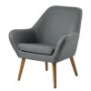 Mørteens Fauteuil Jenks - Gris clair | Fauteuil 1 place élégant et confortable -Pas Cher Fauteuils Magasin sessel jenks webstoff hellgrau 4908652