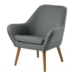 Mørteens Fauteuil Jenks - Gris clair | Fauteuil 1 place élégant et confortable