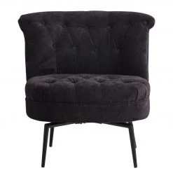 Jack & Alice Fauteuil Jonas I - Noir - Fauteuil 1 place élégant et confortable -Pas Cher Fauteuils Magasin sessel jonas samtstoff schwarz 1844714