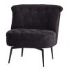 Jack & Alice Fauteuil Jonas I - Noir - Fauteuil 1 place élégant et confortable -Pas Cher Fauteuils Magasin sessel jonas samtstoff schwarz 1844718