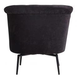 Jack & Alice Fauteuil Jonas I - Noir - Fauteuil 1 place élégant et confortable -Pas Cher Fauteuils Magasin sessel jonas samtstoff schwarz 1844734