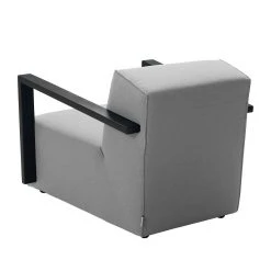 Fauteuil Lazy Tom Tailor Gris clair avec repose-pieds - Confort élégant pour votre salon -Pas Cher Fauteuils Magasin sessel lazy strukturstoff mit hocker hellgrau 1260078