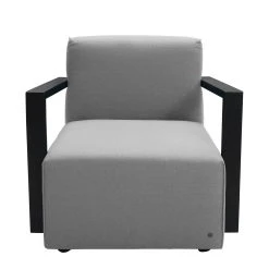 Fauteuil Lazy Tom Tailor Gris clair avec repose-pieds - Confort élégant pour votre salon -Pas Cher Fauteuils Magasin sessel lazy strukturstoff mit hocker hellgrau 1260090