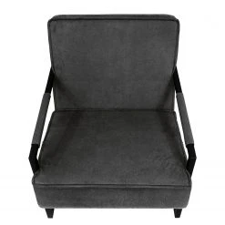 Fauteuil 1 Place Ars Manufacti Manchester IV Gris Foncé - Confort et Élégance -Pas Cher Fauteuils Magasin sessel manchester iv antiklederlook dunkelgrau 5044060