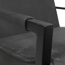 Fauteuil 1 Place Ars Manufacti Manchester IV Gris Foncé - Confort et Élégance -Pas Cher Fauteuils Magasin sessel manchester iv antiklederlook dunkelgrau 5044072