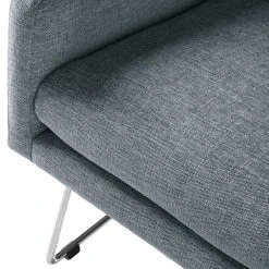 Studio Copenhagen Fauteuil Maximus - Tissu structuré Gris pigeon - Fauteuil 1 place design -Pas Cher Fauteuils Magasin sessel maximus strukturstoff blaugrau 4951216