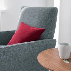 Studio Copenhagen Fauteuil Maximus - Tissu structuré Gris pigeon - Fauteuil 1 place design -Pas Cher Fauteuils Magasin sessel maximus strukturstoff taubengrau 5182480