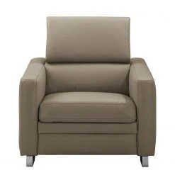 Fredriks Fauteuil Menfi - Cuir véritable Taupe - Fauteuil 1 place élégant et confortable -Pas Cher Fauteuils Magasin sessel menfi echtleder taupe 5039396