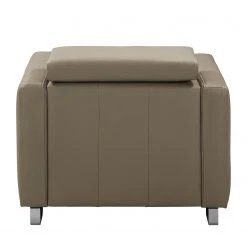 Fredriks Fauteuil Menfi - Cuir véritable Taupe - Fauteuil 1 place élégant et confortable -Pas Cher Fauteuils Magasin sessel menfi echtleder taupe 5039404