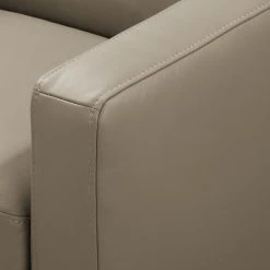 Fredriks Fauteuil Menfi - Cuir véritable Taupe - Fauteuil 1 place élégant et confortable -Pas Cher Fauteuils Magasin sessel menfi echtleder taupe 5039424