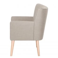 Mørteens Fauteuil Mikkel - Beige | Fauteuil 1 Place Élégant et Confortable -Pas Cher Fauteuils Magasin sessel mikkel webstoff beige 2796726