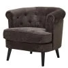 Fauteuil 1 place Maison Belfort Paillet en Velours Havanna – Élégance et Confort -Pas Cher Fauteuils Magasin sessel paillet samt havanna 5128388