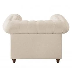 Maison Belfort Fauteuil Chesterfield Pintano - Beige | Fauteuil 1 place élégant et confortable -Pas Cher Fauteuils Magasin sessel pintano webstoff beige 4897616