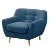 Fauteuil Rometta - Bleu jean par Mørteens | Fauteuil 1 place design et confortable -Pas Cher Fauteuils Magasin sessel rometta microfaser jeansblau 4885852