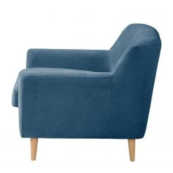 Fauteuil Rometta - Bleu jean par Mørteens | Fauteuil 1 place design et confortable -Pas Cher Fauteuils Magasin sessel rometta microfaser jeansblau 4885868