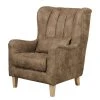 Fauteuil Bergère Ars Natura Shenton - Cuir Vieilli Latte Macchiatto - Confort Élégant -Pas Cher Fauteuils Magasin sessel shenton antiklederlook cubanit 4252428