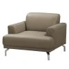 Fredriks Fauteuil Sisto - Cuir véritable Taupe - Fauteuil 1 place design et confortable -Pas Cher Fauteuils Magasin sessel sisto echtleder taupe 5039300