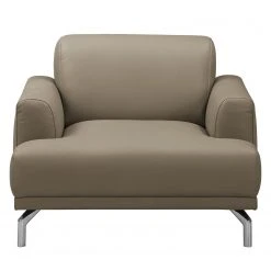 Fredriks Fauteuil Sisto - Cuir véritable Taupe - Fauteuil 1 place design et confortable -Pas Cher Fauteuils Magasin sessel sisto echtleder taupe 5039308