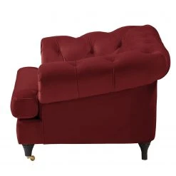 Jack & Alice Fauteuil Thory - Rouge | Fauteuil 1 place design et confortable -Pas Cher Fauteuils Magasin sessel thory samt rot 4897108