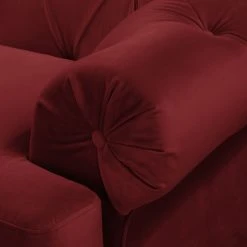 Jack & Alice Fauteuil Thory - Rouge | Fauteuil 1 place design et confortable -Pas Cher Fauteuils Magasin sessel thory samt rot 4897120