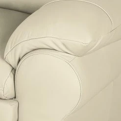 Modoform Fauteuil Torsby - Imitation cuir - Fauteuil 1 place design et confortable -Pas Cher Fauteuils Magasin sessel torsby kunstleder ecru 5070268