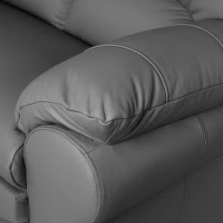 Modoform Fauteuil Torsby - Imitation cuir | Fauteuil 1 place élégant et confortable -Pas Cher Fauteuils Magasin sessel torsby kunstleder grau 5070236