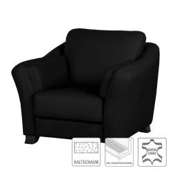 Modoform Fauteuil Toucy - Cuir véritable noir - Fauteuil 1 place élégant et confortable -Pas Cher Fauteuils Magasin sessel toucy echtleder schwarz 1161202
