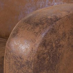 Fauteuil Tullow - Aspect vieux cuir marron | Ars Manufacti | Fauteuil 1 place -Pas Cher Fauteuils Magasin sessel tullow antiklederlook braun 405114