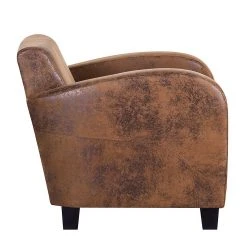Fauteuil Tullow - Aspect vieux cuir marron | Ars Manufacti | Fauteuil 1 place -Pas Cher Fauteuils Magasin sessel tullow antiklederlook braun 405124