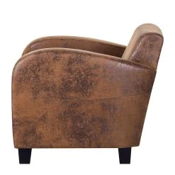 Fauteuil Tullow - Aspect vieux cuir marron | Ars Manufacti | Fauteuil 1 place -Pas Cher Fauteuils Magasin sessel tullow antiklederlook braun 405127