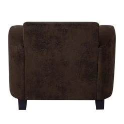 Fauteuil Tullow - Aspect vieux cuir marron foncé | Fauteuil 1 place design et confortable | Ars Manufacti -Pas Cher Fauteuils Magasin sessel tullow antiklederoptik dunkelbraun 437594