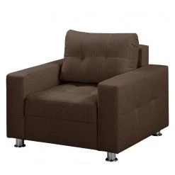 Fauteuil Upwell Marron avec Repose-Pieds - Confort et Élégance | Fauteuils 1 Place -Pas Cher Fauteuils Magasin sessel upwell strukturstoff mit hocker kokosnuss braun 5051516