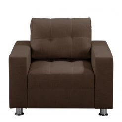 Fauteuil Upwell Marron avec Repose-Pieds - Confort et Élégance | Fauteuils 1 Place -Pas Cher Fauteuils Magasin sessel upwell strukturstoff mit hocker kokosnuss braun 5051528