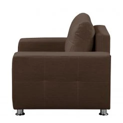 Fauteuil Upwell Marron avec Repose-Pieds - Confort et Élégance | Fauteuils 1 Place -Pas Cher Fauteuils Magasin sessel upwell strukturstoff mit hocker kokosnuss braun 5051532