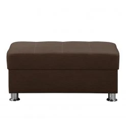 Fauteuil Upwell Marron avec Repose-Pieds - Confort et Élégance | Fauteuils 1 Place -Pas Cher Fauteuils Magasin sessel upwell strukturstoff mit hocker kokosnuss braun 5051540