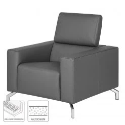 Fredriks Fauteuil Varberg - Fauteuil 1 place en Imitation cuir | Confort et Élégance -Pas Cher Fauteuils Magasin sessel varberg kunstleder grau 5065252