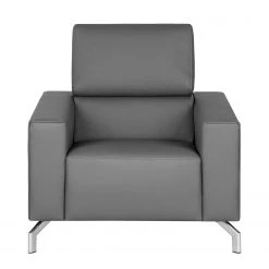 Fredriks Fauteuil Varberg - Fauteuil 1 place en Imitation cuir | Confort et Élégance -Pas Cher Fauteuils Magasin sessel varberg kunstleder grau 5065256