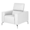 Fredriks Fauteuil Varberg - Imitation cuir | Fauteuil 1 place design et confortable -Pas Cher Fauteuils Magasin sessel varberg kunstleder weiss 5065048