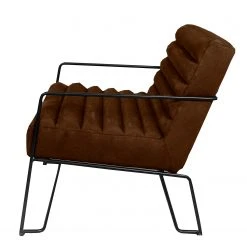 Fauteuil Voda II Marron Chocolat - Confort Luxueux et Design Élégant -Pas Cher Fauteuils Magasin sessel voda ii antiklederlook schokoladenbraun 5044660